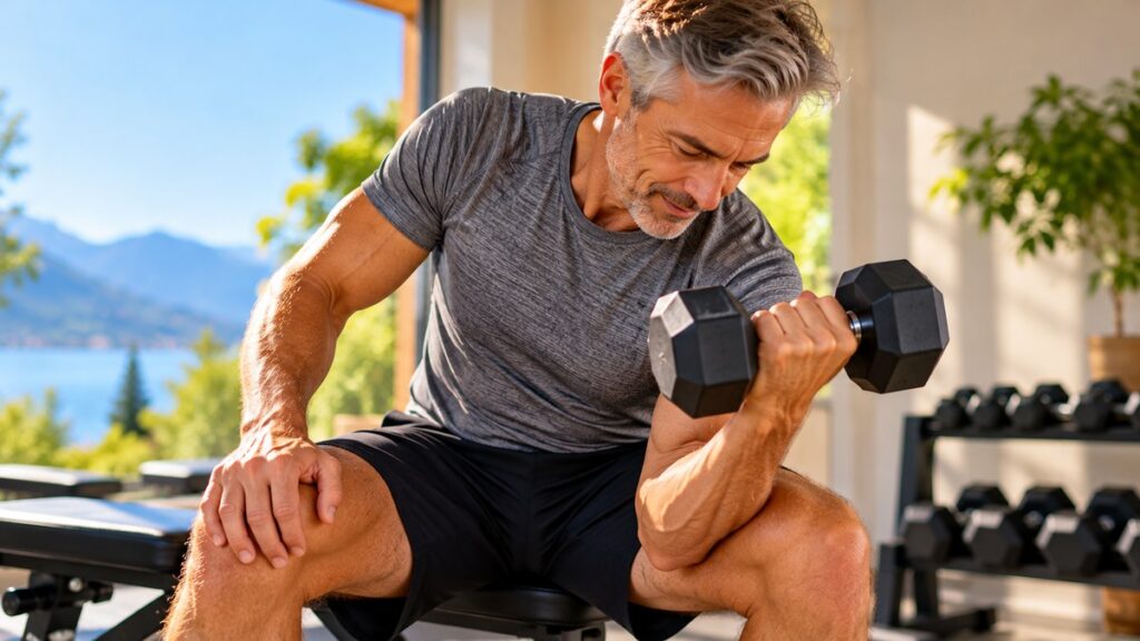 Krafttraining für gezielten Muskelaufbau bei Hardgainern